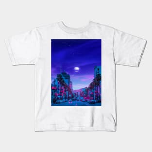 Cinematic Night (Los Angeles) Kids T-Shirt